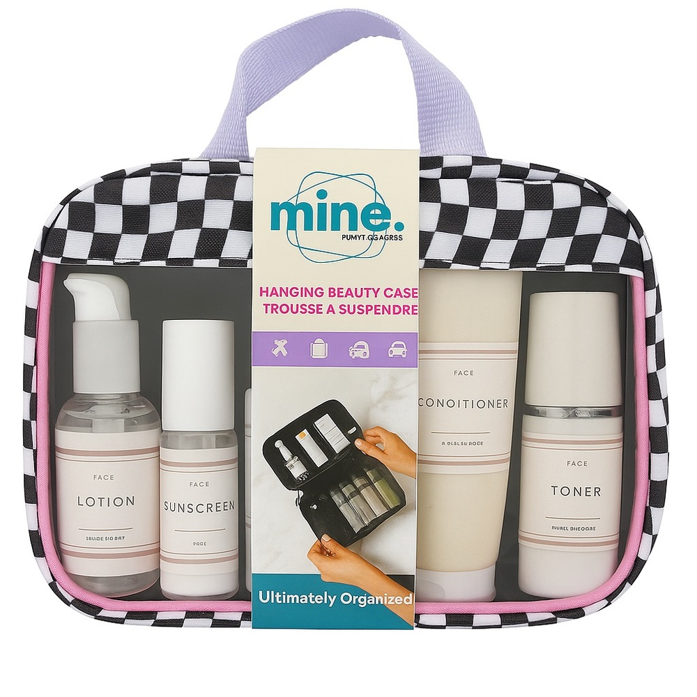 mine Hanging Beauty Case NWT (bottles not included)